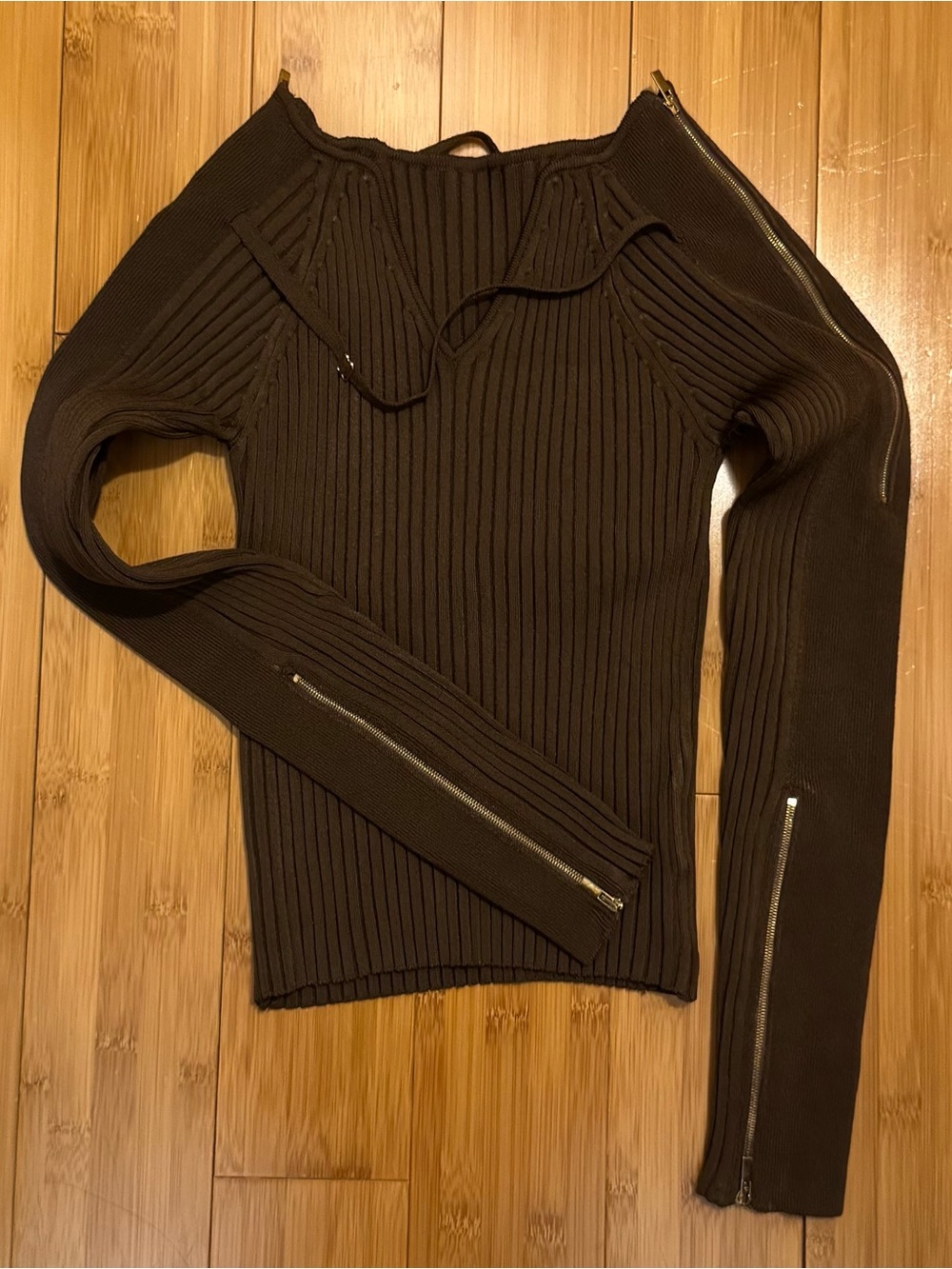 Jacquemus brown knit